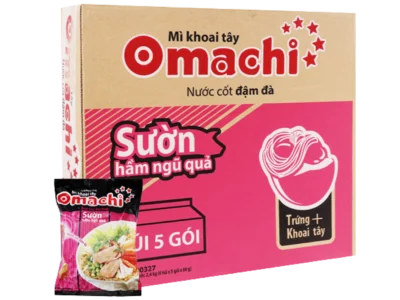 MÌ OMACHI VỊ SƯỜN HẦM NGŨ QUẢ (THÙNG)