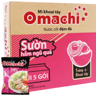 MÌ OMACHI VỊ SƯỜN HẦM NGŨ QUẢ (THÙNG)