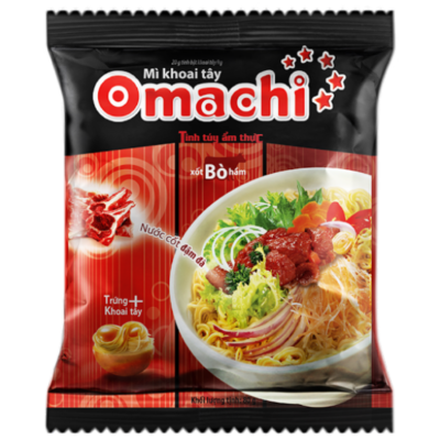 MÌ OMACHI VỊ BÒ HẦM (GÓI)