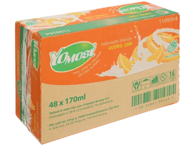 SỮA UỐNG YOMOST - VỊ CAM (THÙNG)